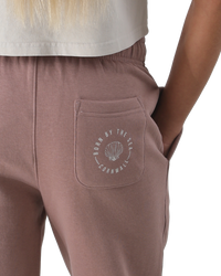 Joggers in Hazy Pink