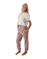 The Born by the Sea Womens Joggers in Hazy Pink