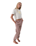 The Born by the Sea Womens Joggers in Hazy Pink