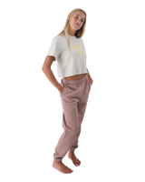 The Born by the Sea Womens Joggers in Hazy Pink