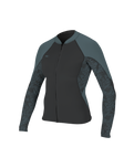 Bahia 1/0.5mm Full Zip Wetsuit Jacket in Tempered Steel, Shaded Island Sky & Shade
