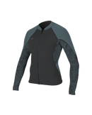 Bahia 1/0.5mm Full Zip Wetsuit Jacket in Tempered Steel, Shaded Island Sky & Shade