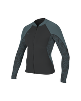 Bahia 1/0.5mm Full Zip Wetsuit Jacket in Tempered Steel, Shaded Island Sky & Shade