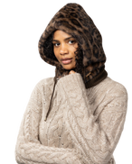 The Barts Womens Eliess Hood in Print Brown