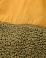 Offgrid Sherpa Fleece Gilet in Dark Olive