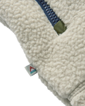 Offgrid Sherpa Fleece Gilet in Oatmeal & Khaki