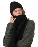 The Barts Womens Bayne Beanie in Black