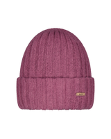 The Barts Womens Bayne Beanie in Berry