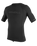 The O'Neill Thermo X Short Sleeved Rash Vest in Black