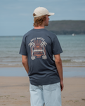 Indo T-Shirt in Petrol Blue