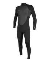 Reactor-2 3/2mm Back Zip Wetsuit in Black & Graphite