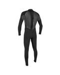 Reactor-2 3/2mm Back Zip Wetsuit in Black & Graphite