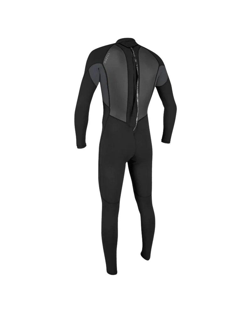 Reactor-2 3/2mm Back Zip Wetsuit in Black & Graphite