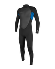Reactor-2 3/2mm Back Zip Wetsuit in Black & Ocean