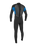 Reactor-2 3/2mm Back Zip Wetsuit in Black & Ocean