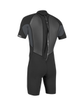 Reactor-2 2mm Back Zip Shorty Wetsuit in Black & Graphite