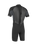 Reactor-2 2mm Back Zip Shorty Wetsuit in Black & Graphite