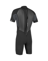 Reactor-2 2mm Back Zip Shorty Wetsuit in Black & Graphite
