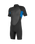 Reactor-2 2mm Back Zip Shorty Wetsuit in Black & Ocean