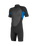 Reactor-2 2mm Back Zip Shorty Wetsuit in Black & Ocean