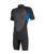 Reactor-2 2mm Back Zip Shorty Wetsuit in Black & Ocean