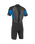 Reactor-2 2mm Back Zip Shorty Wetsuit in Black & Ocean