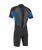 Reactor-2 2mm Back Zip Shorty Wetsuit in Black & Ocean