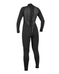 The O'Neill Womens Womens Reactor-2 3/2mm Back Zip Wetsuit in Black