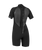 Reactor-2 2mm Back Zip Shorty Wetsuit in Black & Black