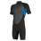 Boys Reactor-2 2mm Back Zip Shorty Wetsuit in Black & Ocean