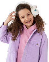 The Barts Girls Girls Unicorna Earmuffs in White
