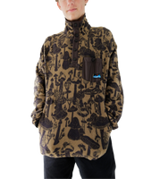 The Kavu Mens Teannaway Fleece Jacket in Mushroom Seeker