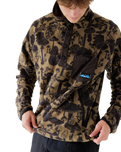 The Kavu Mens Teannaway Fleece Jacket in Mushroom Seeker