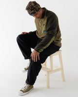 The Kavu Mens Teannaway Fleece Jacket in Evergreen