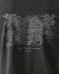 Hideout T-Shirt in Faded Black