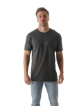 The Salt Water Seeker Mens Hideout T-Shirt in Faded Black
