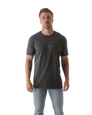 The Salt Water Seeker Mens Hideout T-Shirt in Faded Black