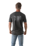 The Salt Water Seeker Mens Hideout T-Shirt in Faded Black