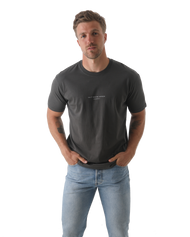 The Salt Water Seeker Mens Hideout T-Shirt in Faded Black