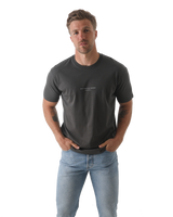The Salt Water Seeker Mens Hideout T-Shirt in Faded Black