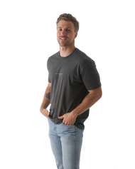 The Salt Water Seeker Mens Hideout T-Shirt in Faded Black