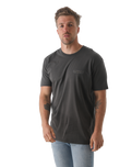 The Salt Water Seeker Mens Map 3.0 T-Shirt in Faded Black