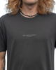 The Salt Water Seeker Mens Retro T-Shirt in Faded Black