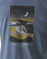 Set On T-Shirt in Faded Blue