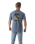 The Salt Water Seeker Mens Set On T-Shirt in Faded Blue