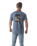 The Salt Water Seeker Mens Set On T-Shirt in Faded Blue