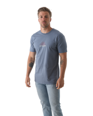 The Salt Water Seeker Mens Texas T-Shirt in Faded Blue