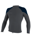 The O'Neill Reactor-2 1.5mm Long Sleeve Top in Graphite, Abyss & Ocean | Available at Anns Cottage