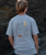 Abstract Faded T-Shirt in Faded Powder