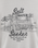 The Salt Water Seeker Mens Bolthole Faded T-Shirt in Faded Bone
